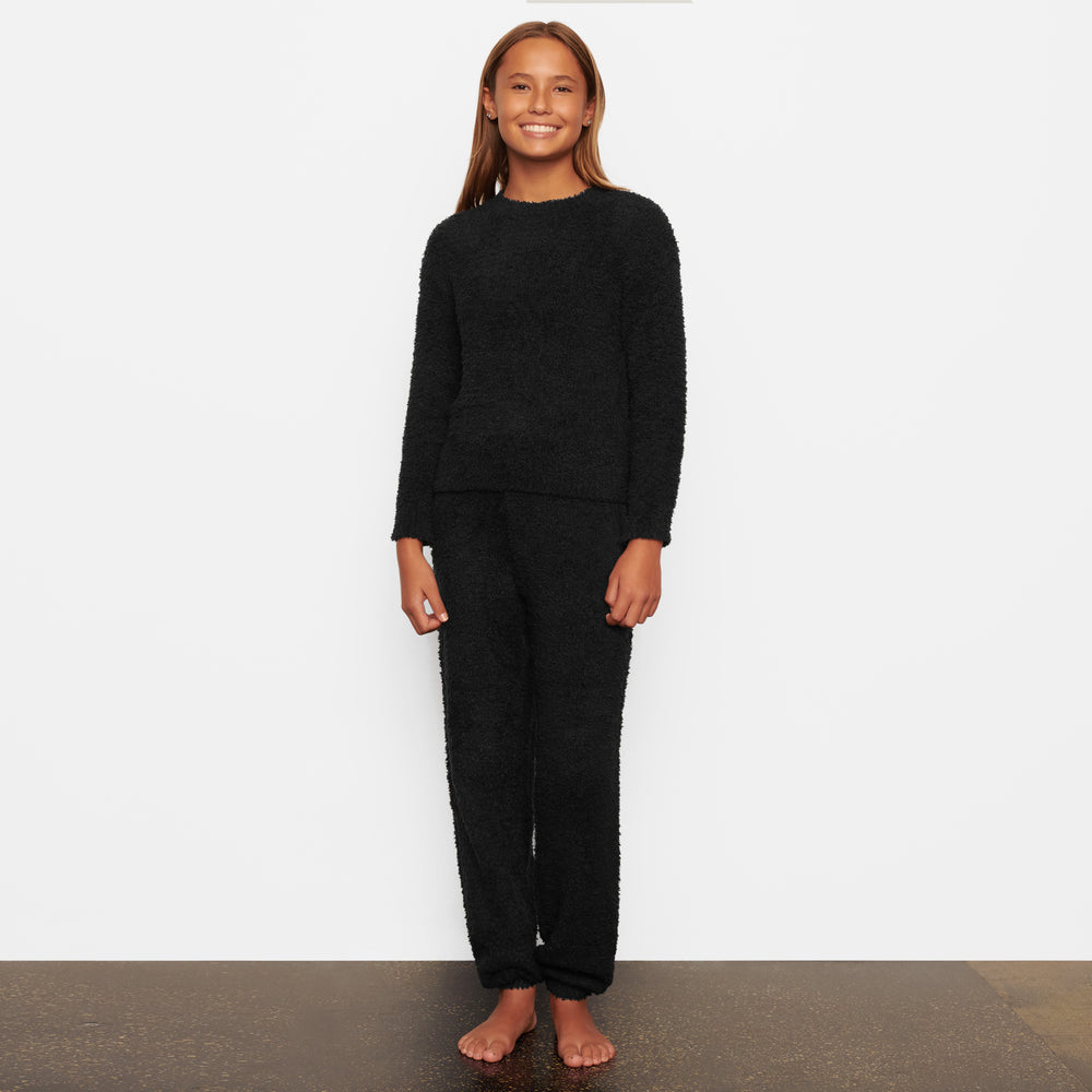 Skims COZY KNIT JOGGER Detske Čierne | DNGV-59816