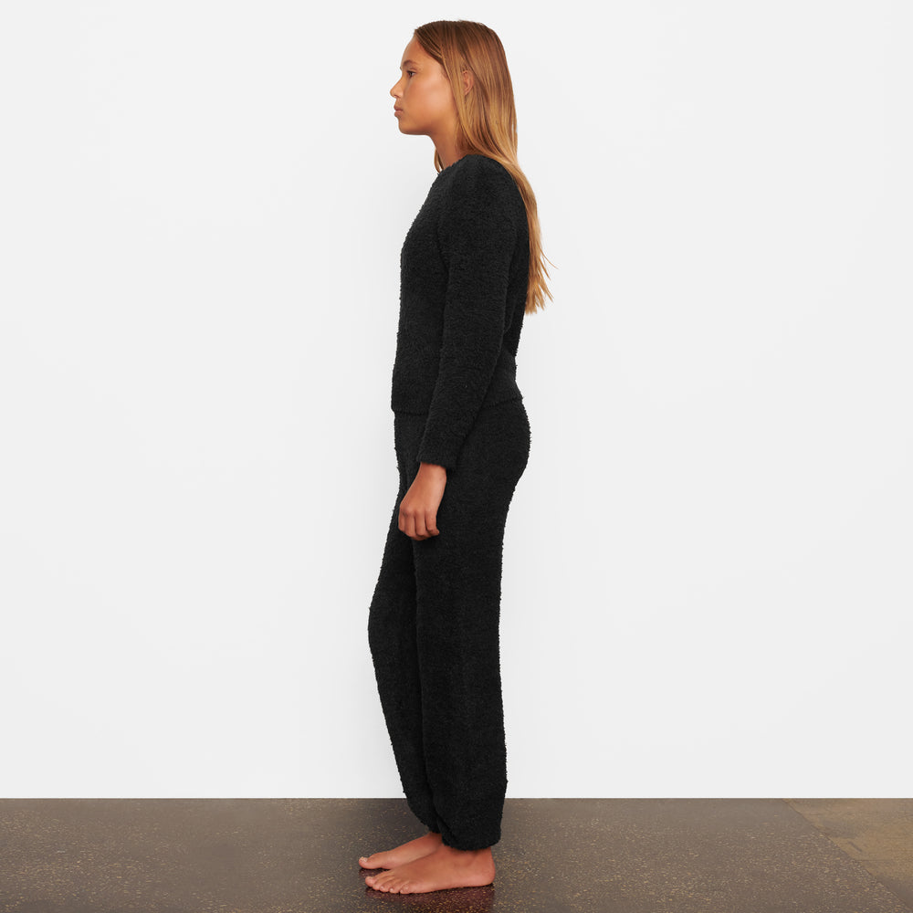 Skims COZY KNIT JOGGER Detske Čierne | DNGV-59816