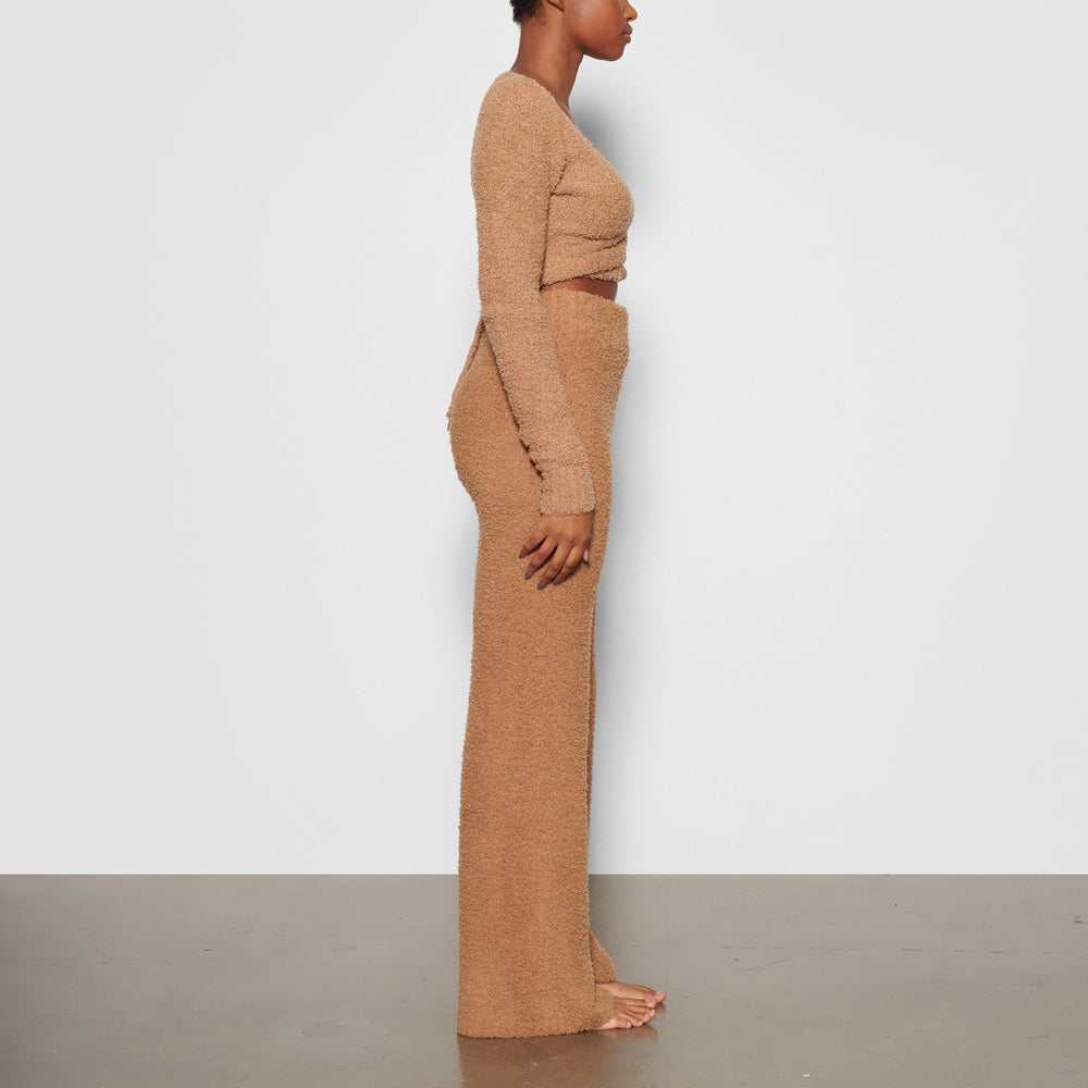 Skims COZY KNIT Nohavice Hnede | FNYS-87504