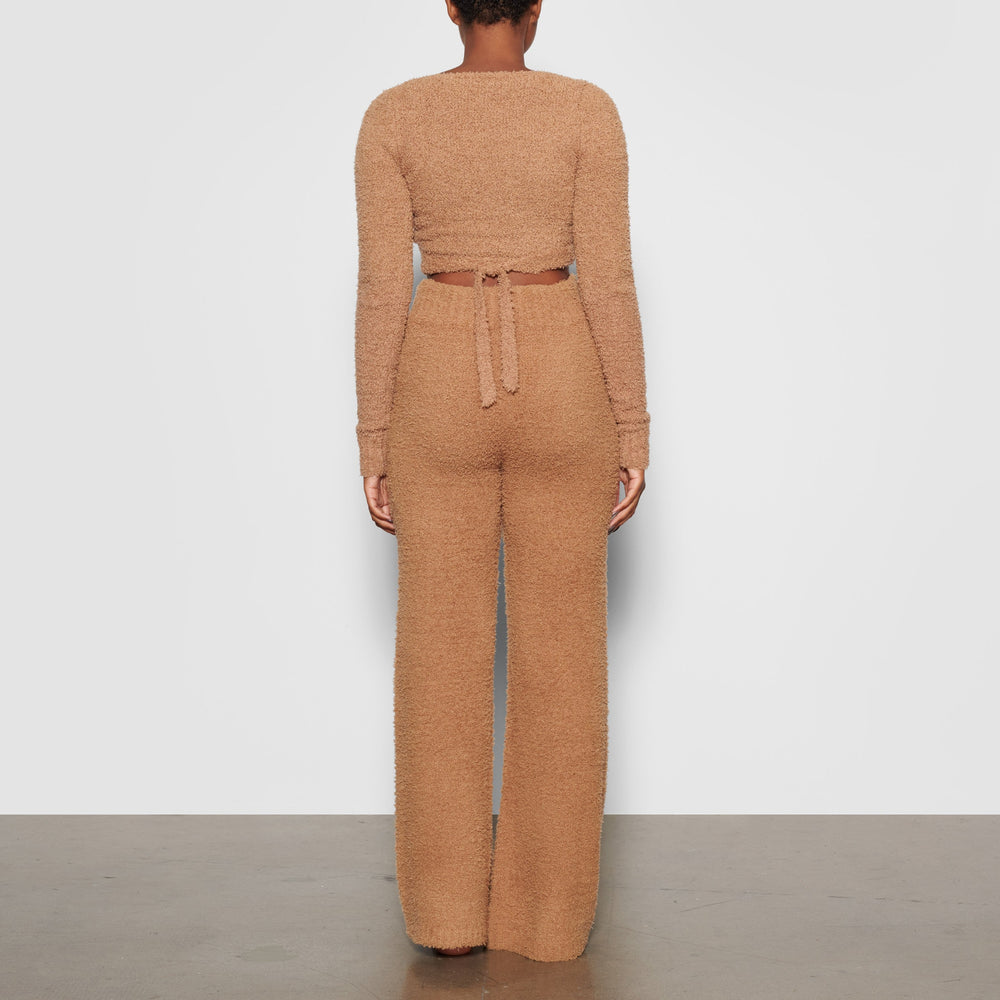 Skims COZY KNIT Nohavice Hnede | FNYS-87504