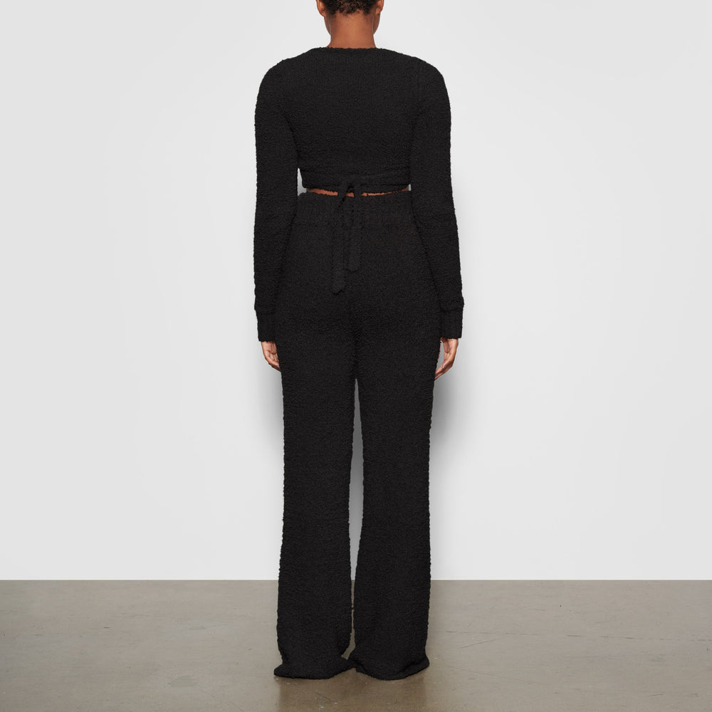 Skims COZY KNIT Nohavice Čierne | OWQM-92748