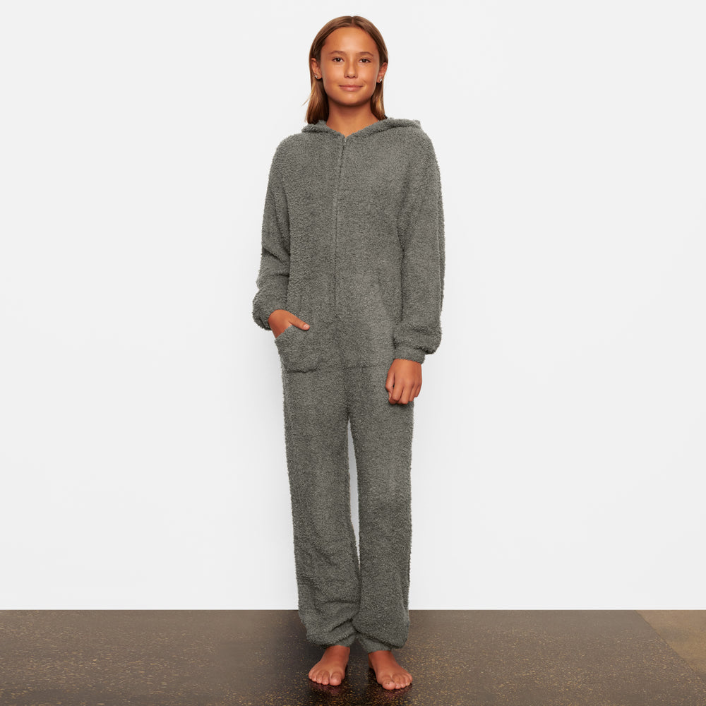 Skims COZY KNIT ONESIE Detske Siva | PYNX-45730