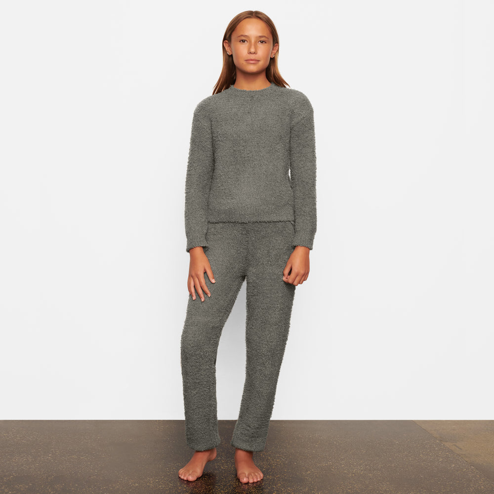 Skims COZY KNIT PULLOVER Detske Siva | NVXY-81764