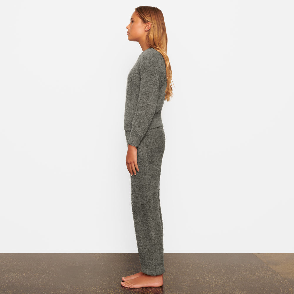 Skims COZY KNIT PULLOVER Detske Siva | NVXY-81764