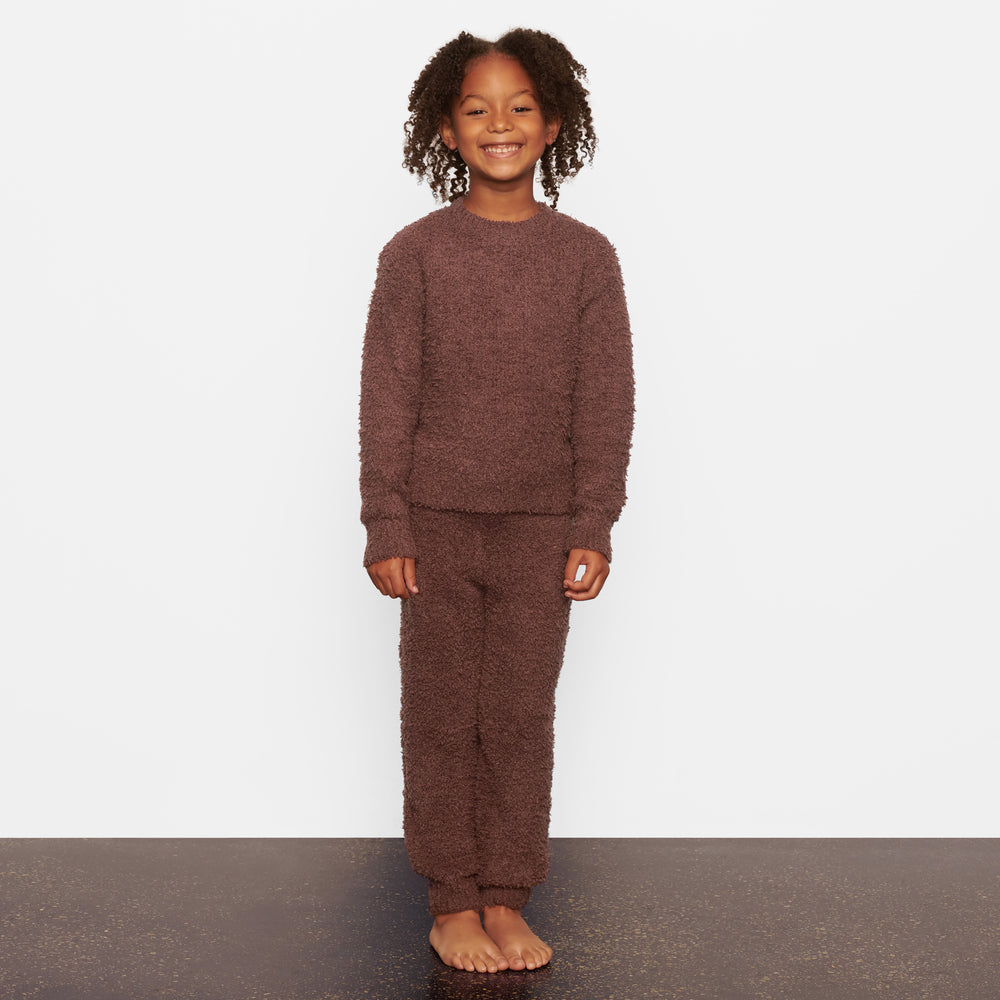 Skims COZY KNIT PULLOVER Detske Tmavo Červené | BJQT-67138