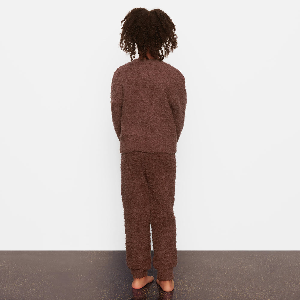 Skims COZY KNIT PULLOVER Detske Tmavo Červené | BJQT-67138