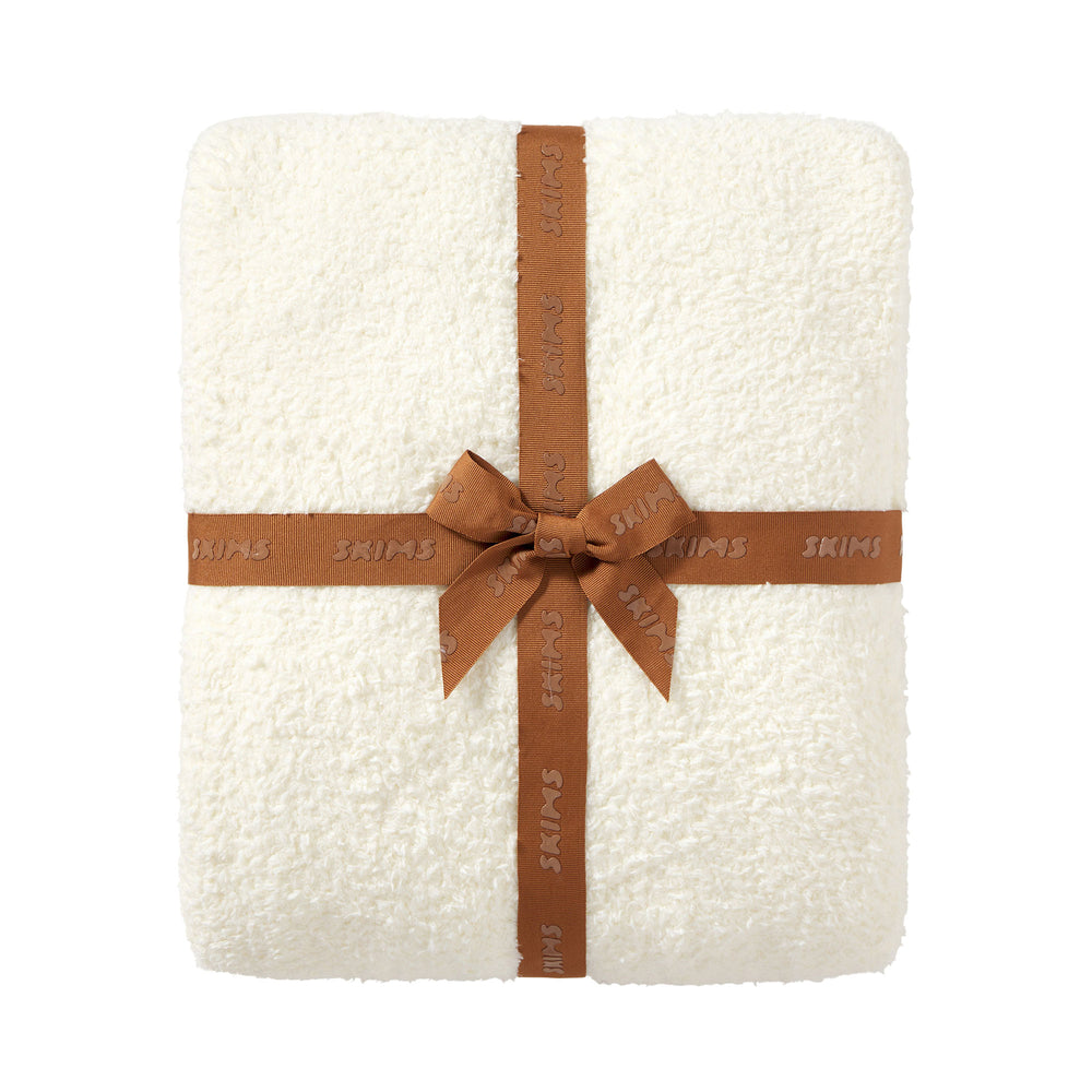 Skims COZY KNIT Prikrývka Biele | UWQM-34678