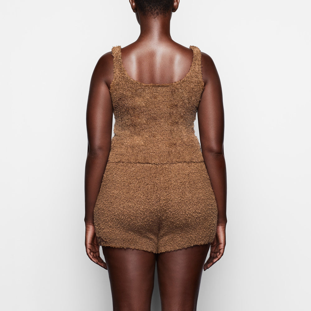 Skims COZY KNIT Tank Hnede | BMQP-91874
