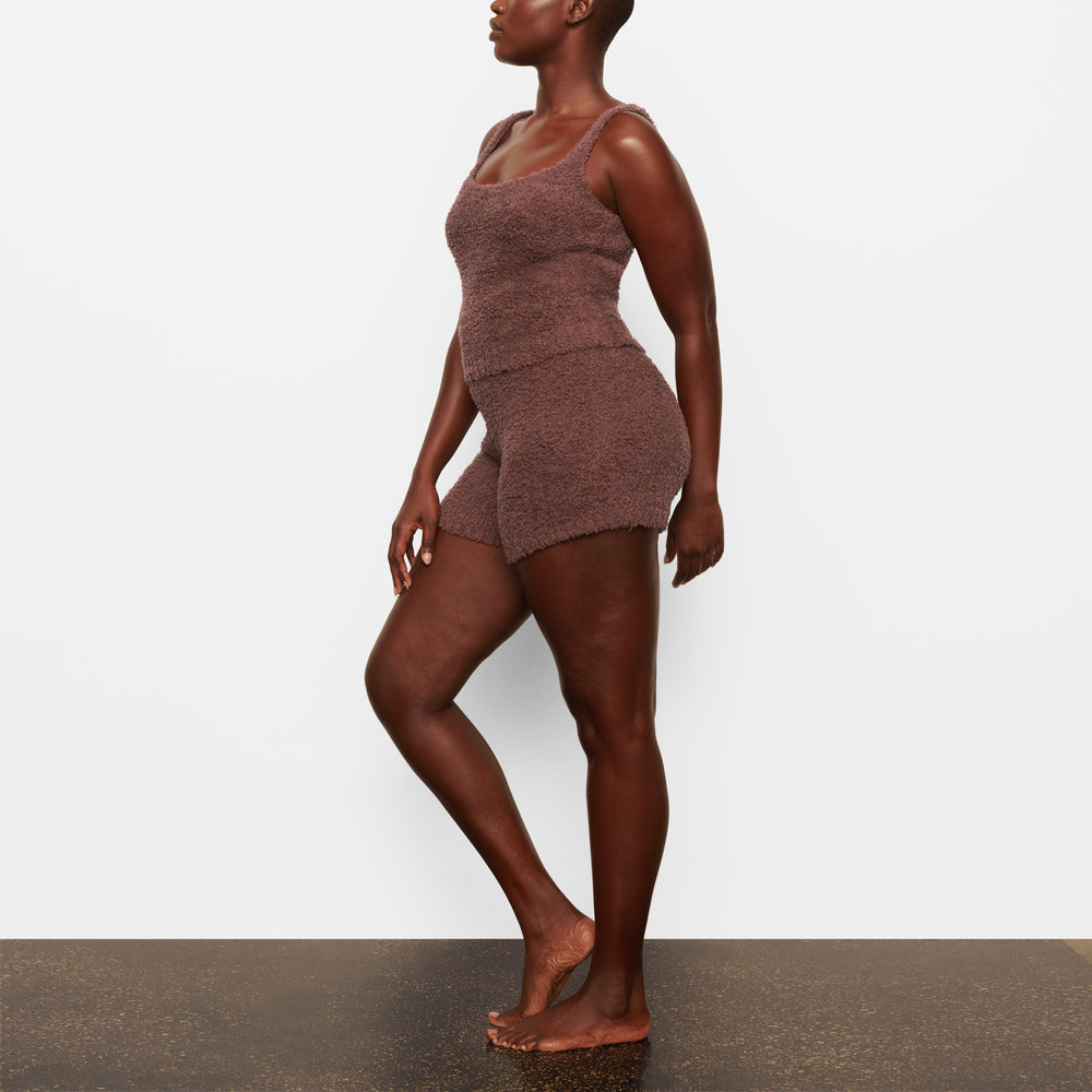 Skims COZY KNIT Tank Tmavo Červené | VCNH-76205