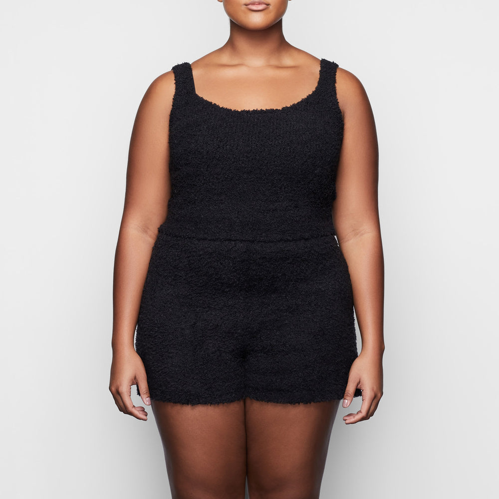 Skims COZY KNIT Tank Čierne | FMOG-21947