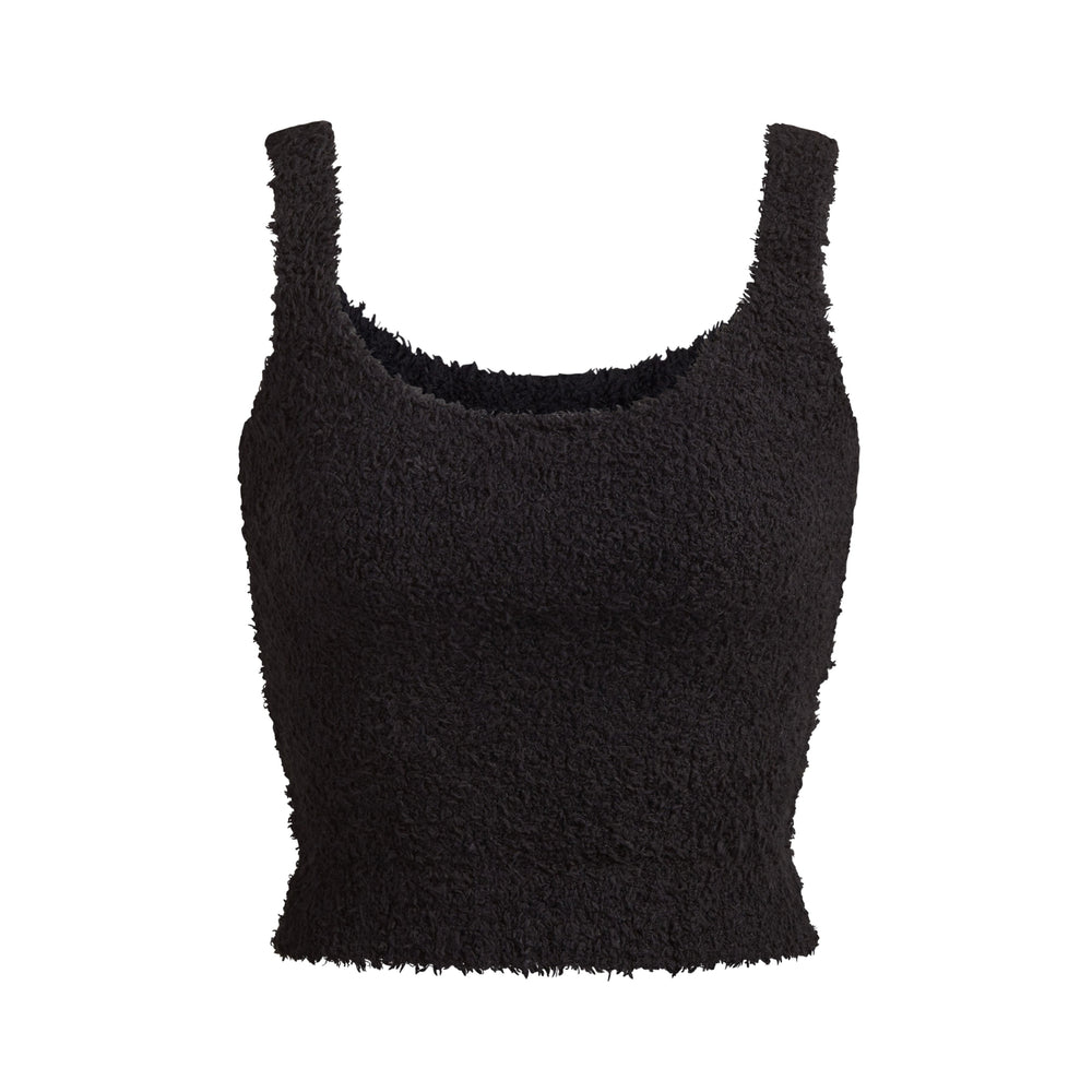 Skims COZY KNIT Tank Čierne | FMOG-21947