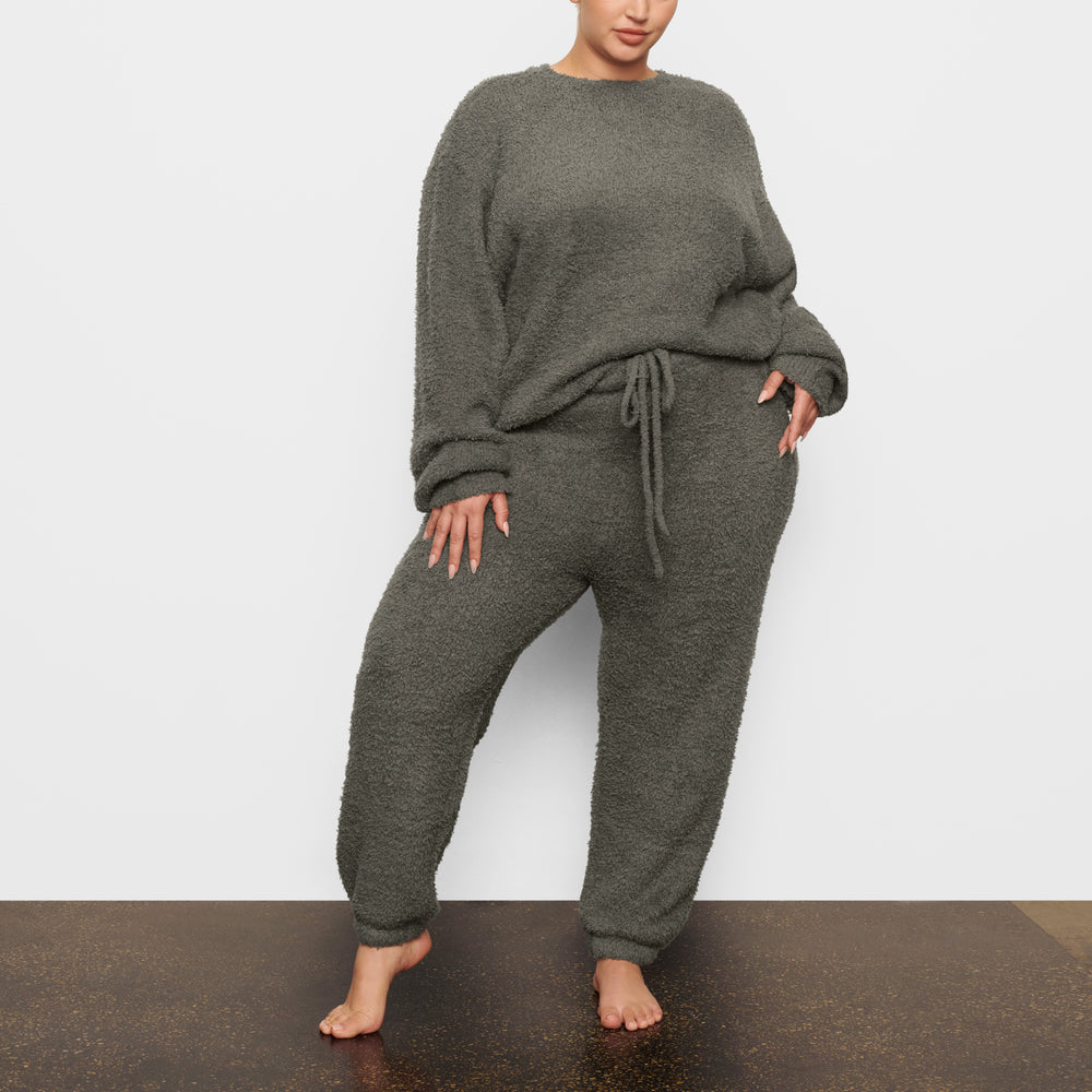 Skims COZY KNIT UNISEX Joggers Siva | SRJZ-04169
