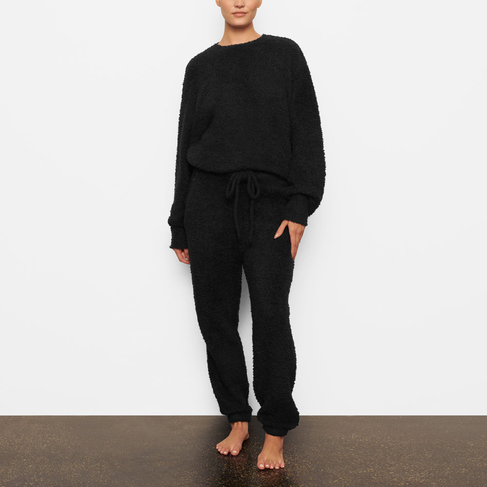 Skims COZY KNIT UNISEX Joggers Čierne | EGTV-60345