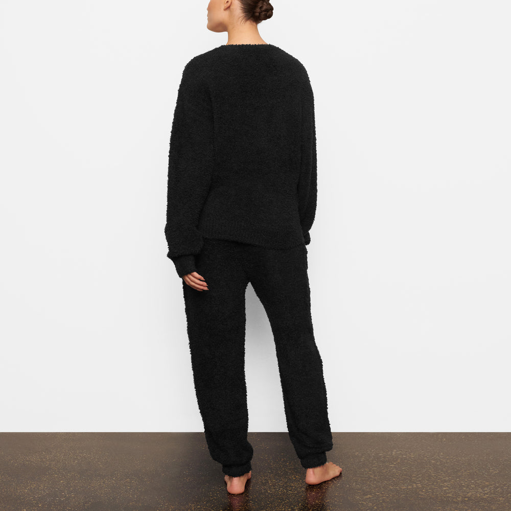 Skims COZY KNIT UNISEX Joggers Čierne | EGTV-60345