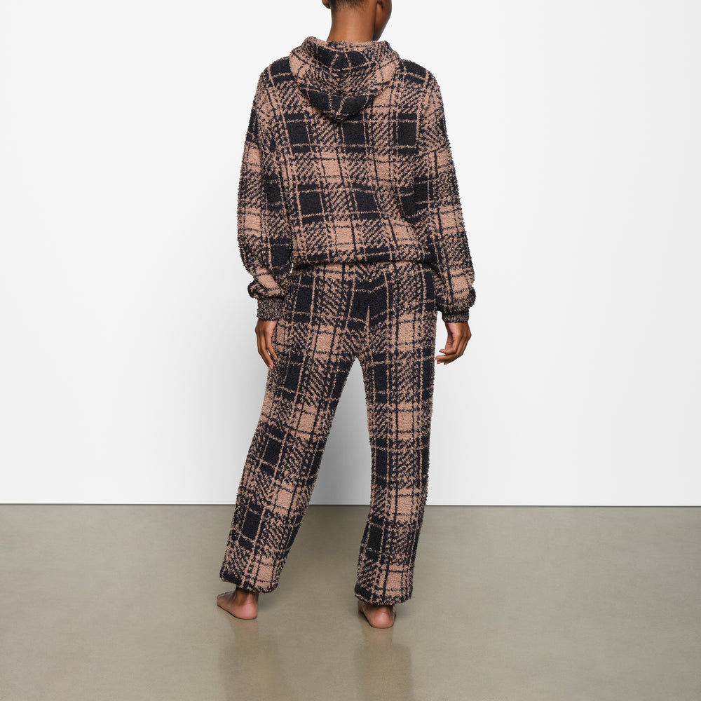 Skims COZY KNIT UNISEX Mikina s Kapucnou PLAID | QYKE-42973