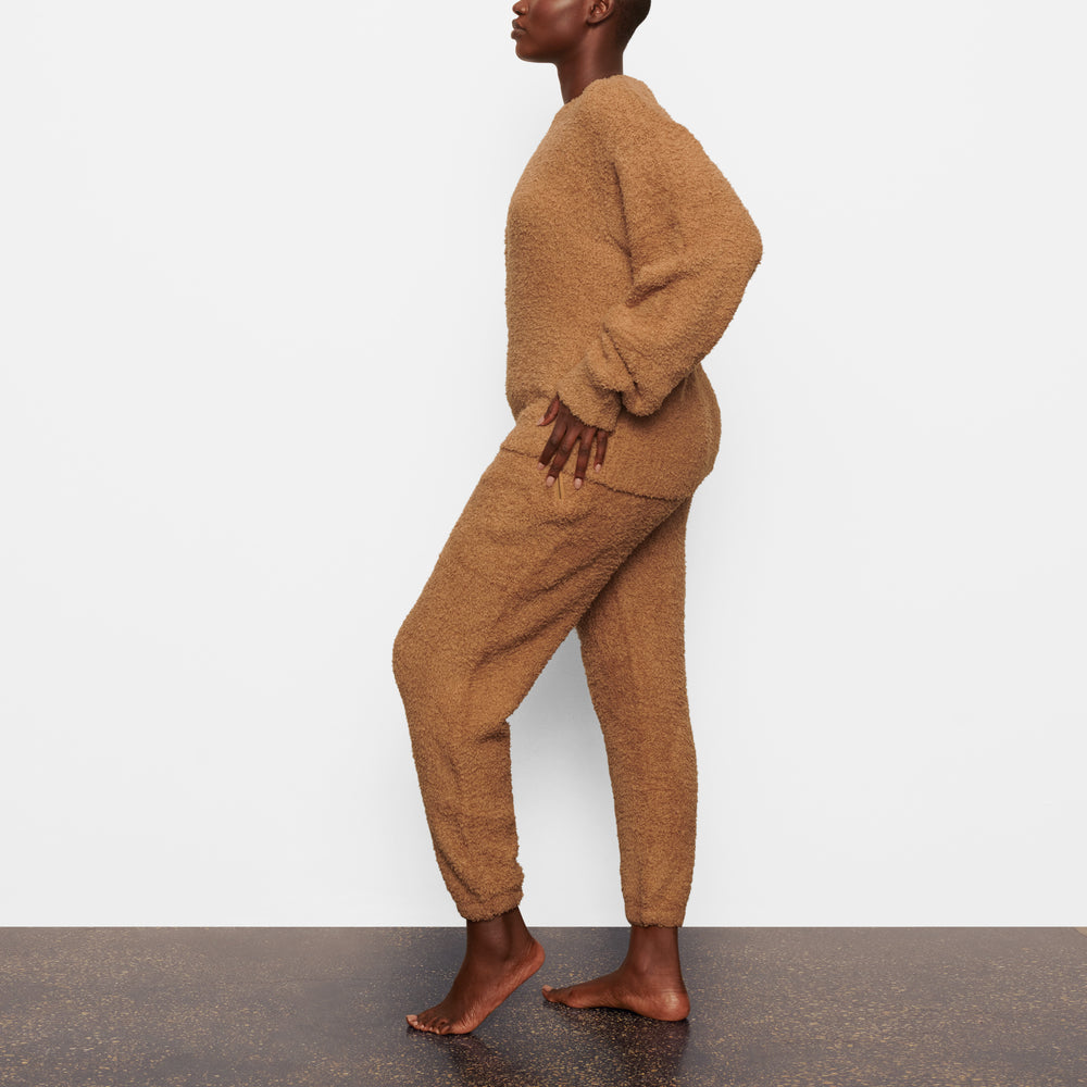 Skims COZY KNIT UNISEX Pulover Hnede | NOSJ-57963