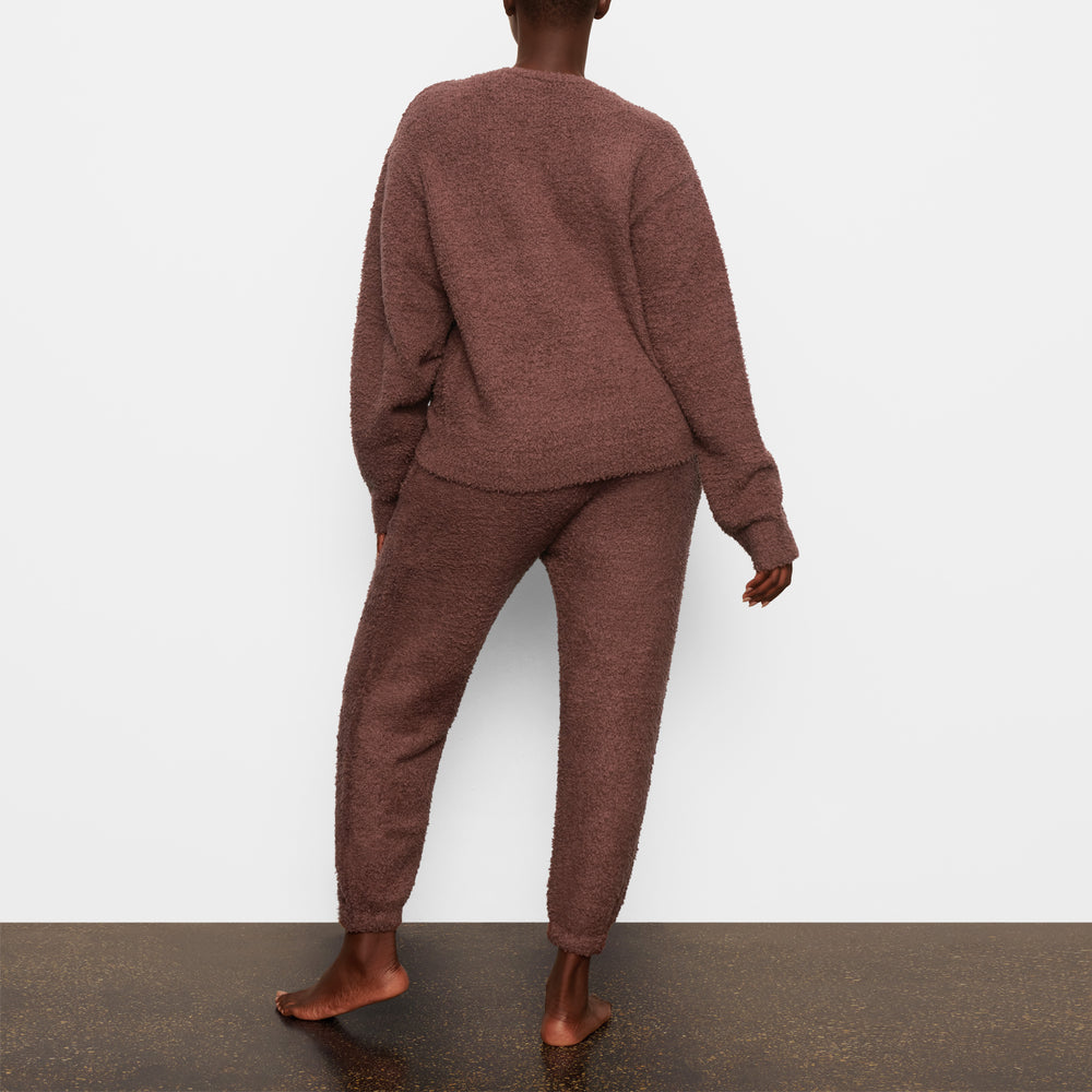 Skims COZY KNIT UNISEX Pulover Tmavo Červené | SWYD-89530