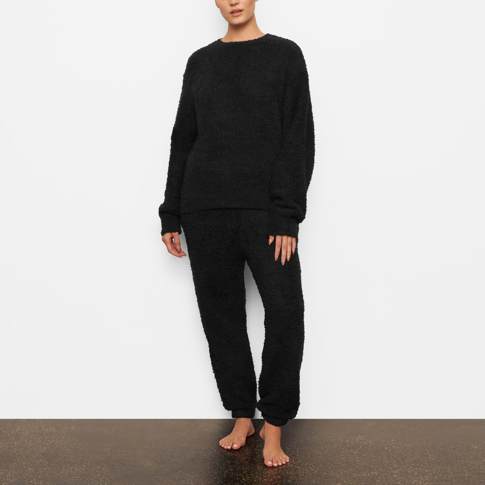 Skims COZY KNIT UNISEX Pulover Čierne | BUOZ-85973