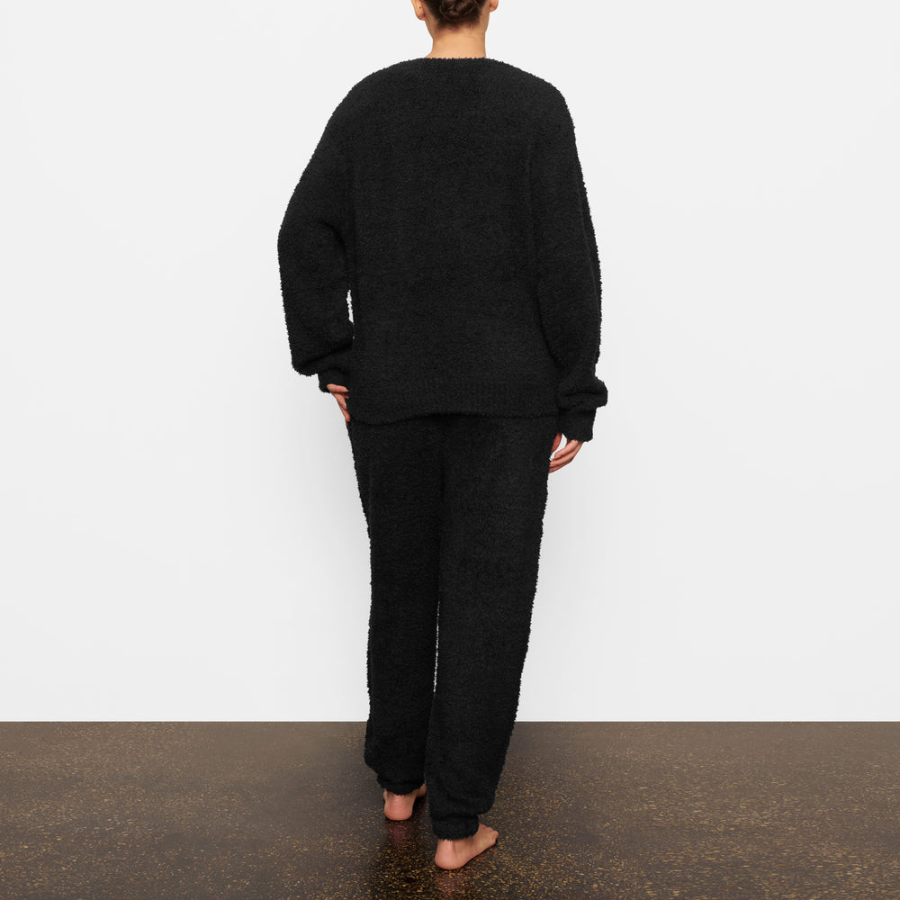 Skims COZY KNIT UNISEX Pulover Čierne | BUOZ-85973