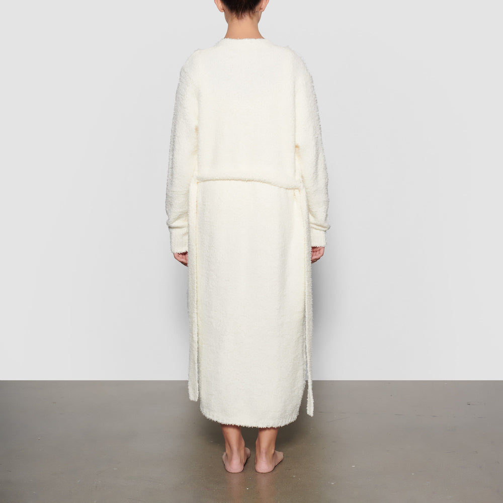 Skims COZY KNIT Župan Biele | UAPS-72056