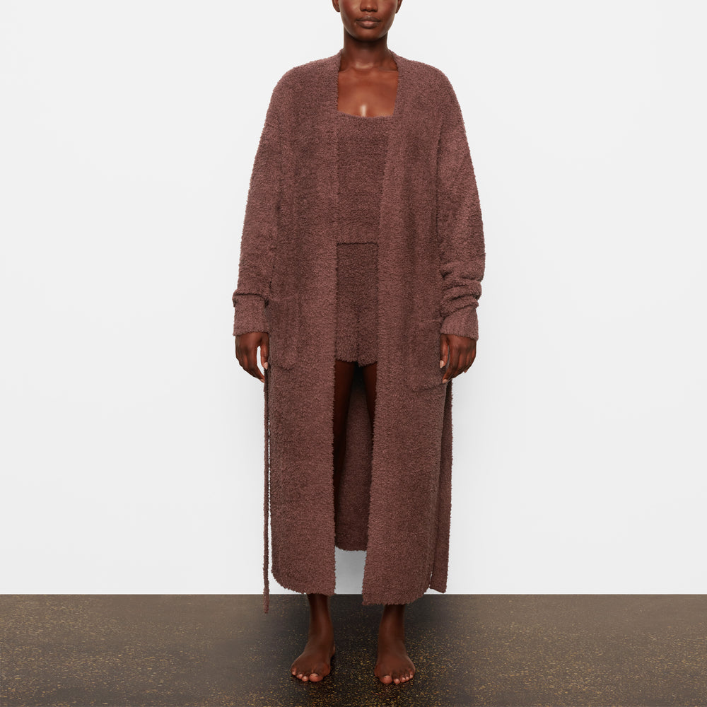 Skims COZY KNIT Župan Tmavo Červené | VPHE-58471