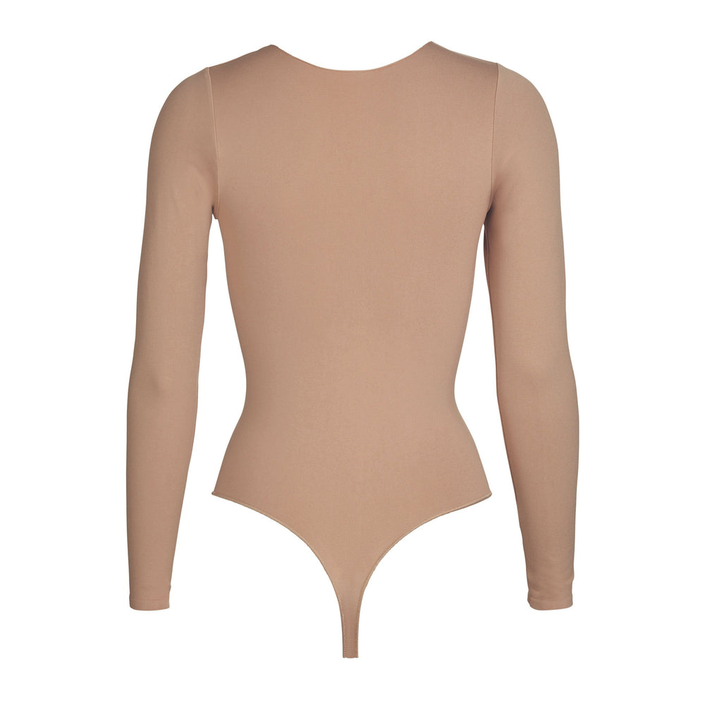Skims ESSENTIAL CREW NECK Long Sleeve Bodysuit Marhule | ZELT-52834