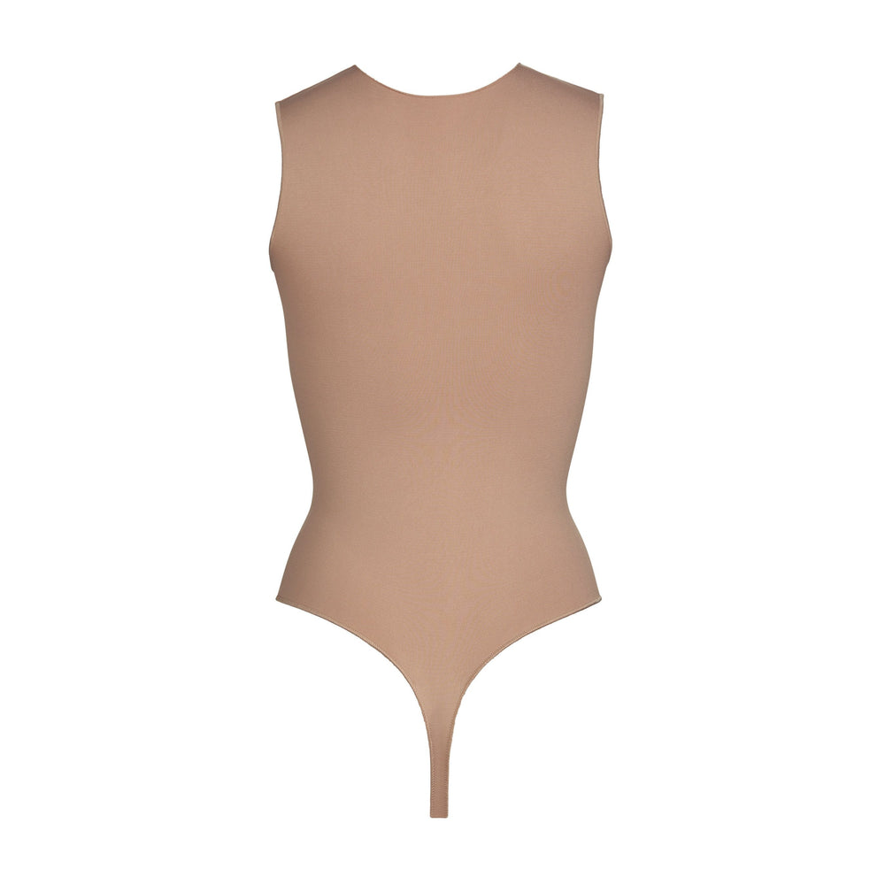 Skims ESSENTIAL CREW NECK Sleeveless Bodysuit Marhule | HSRL-78342