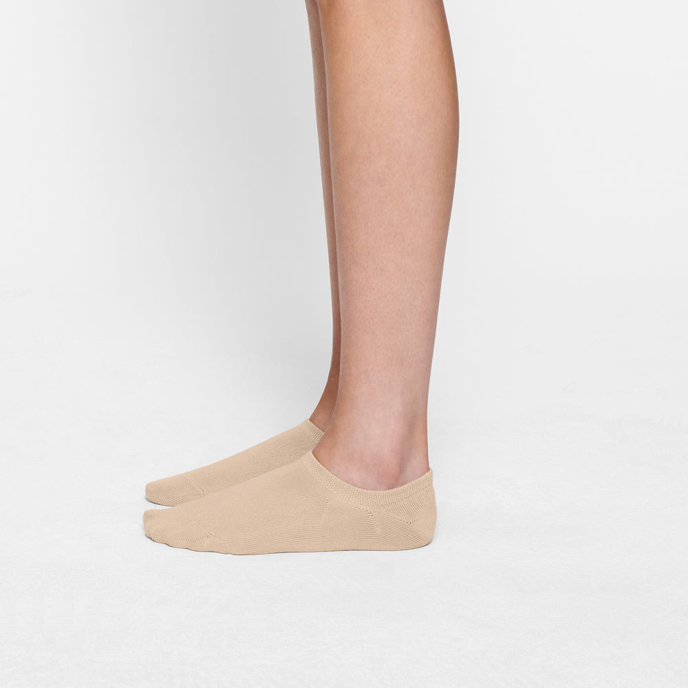 Skims EVERYDAY LOW RIB ANKLE Ponozky Hnede | CSIH-58967