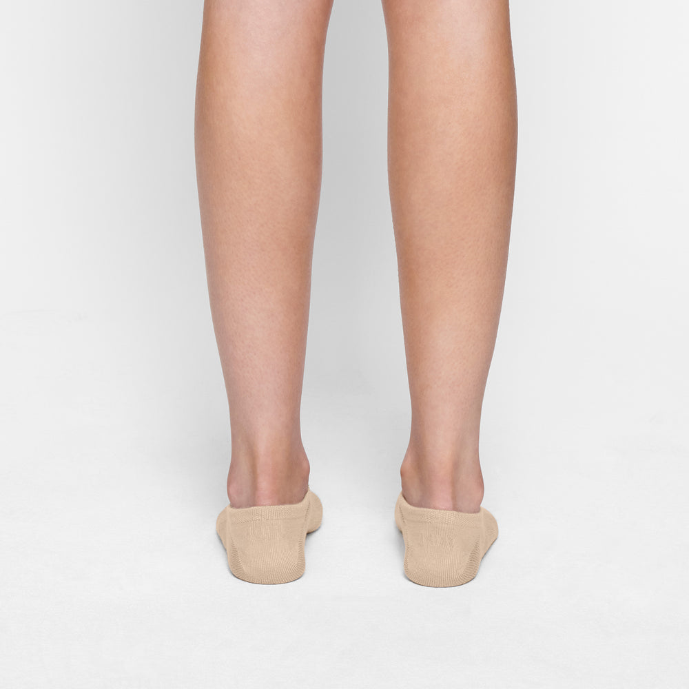 Skims EVERYDAY LOW RIB ANKLE Ponozky Hnede | CSIH-58967