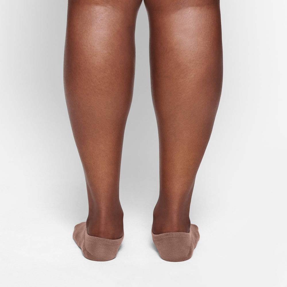 Skims EVERYDAY LOW RIB ANKLE Ponozky Hnede | KYWH-98162