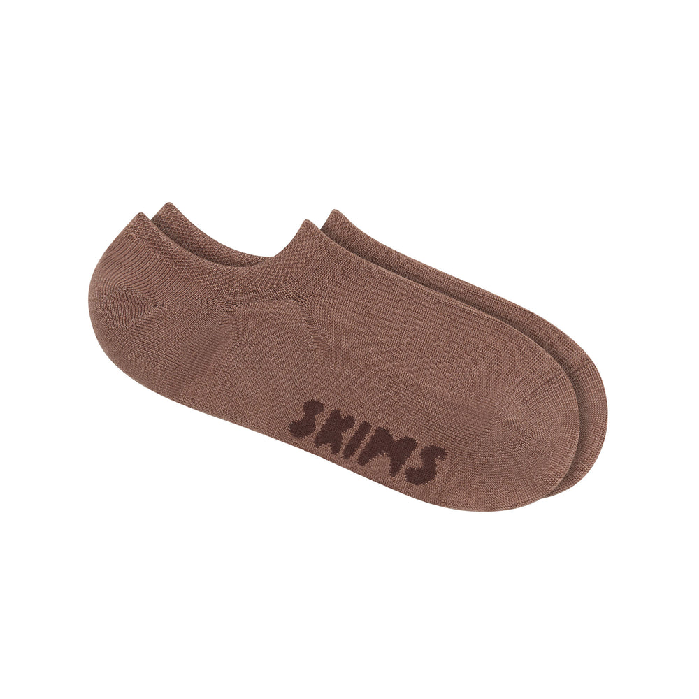 Skims EVERYDAY LOW RIB ANKLE Ponozky Hnede | KYWH-98162