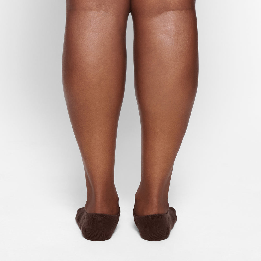 Skims EVERYDAY LOW RIB ANKLE Ponozky Čokoláda | SRLJ-15937