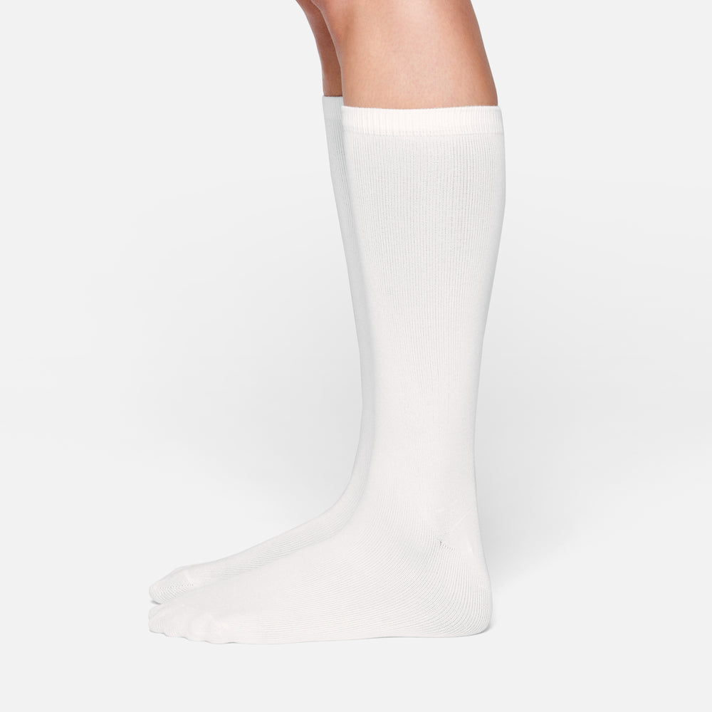 Skims EVERYDAY MID CALF Ponozky Biele | WAKC-21536