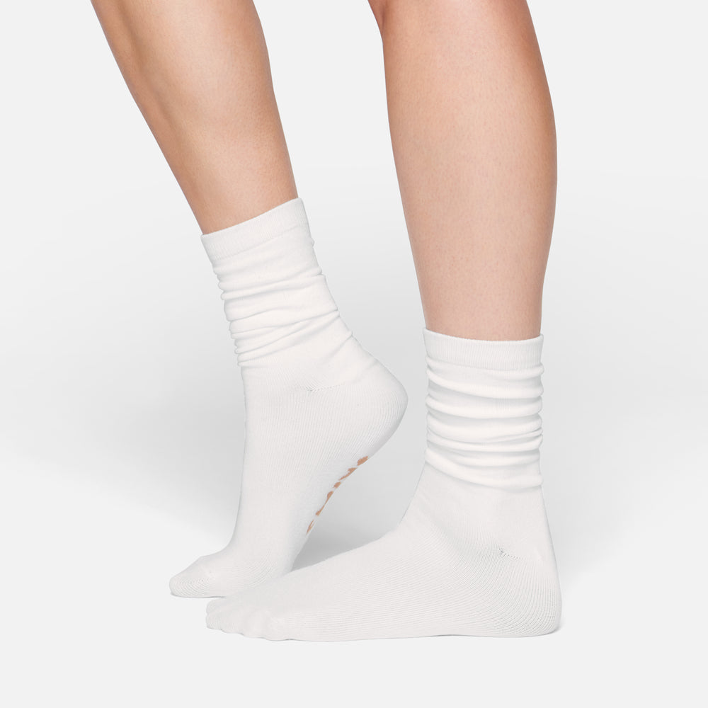 Skims EVERYDAY MID CALF Ponozky Biele | WAKC-21536