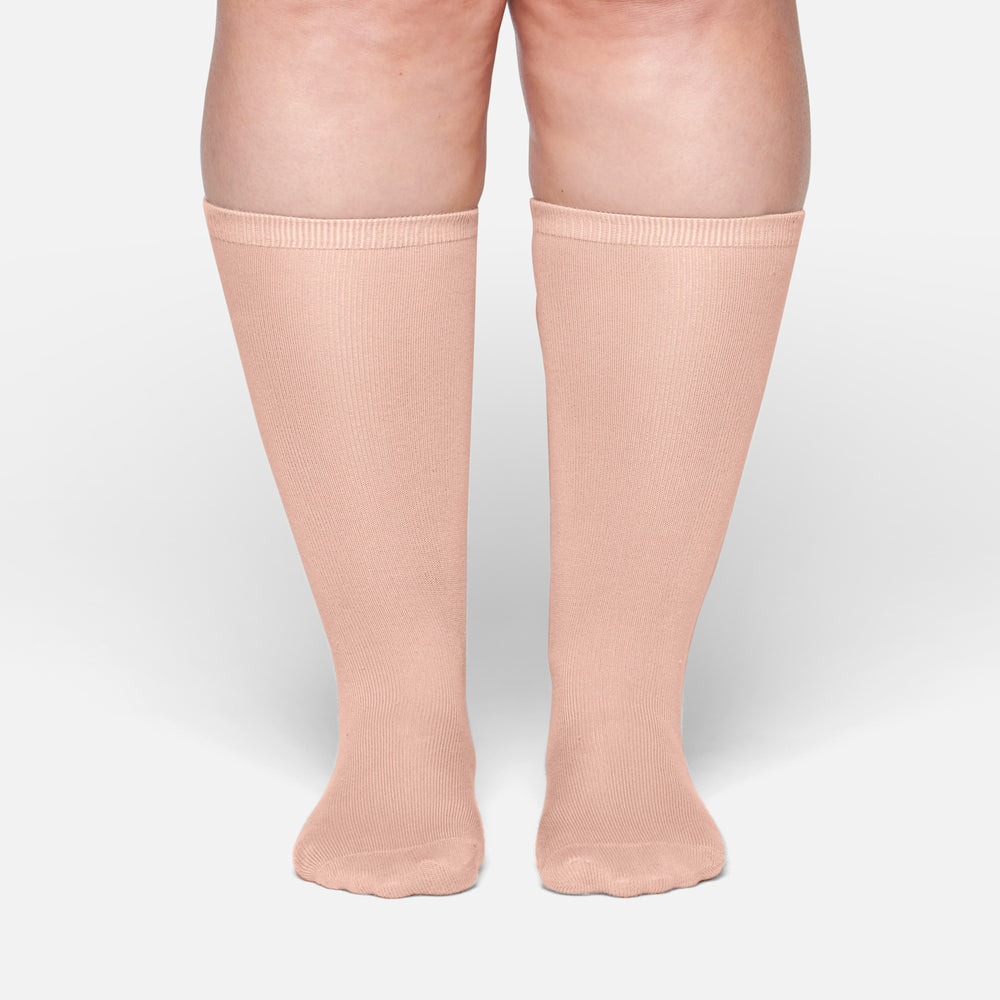 Skims EVERYDAY MID CALF Ponozky Béžové | GYZJ-19325