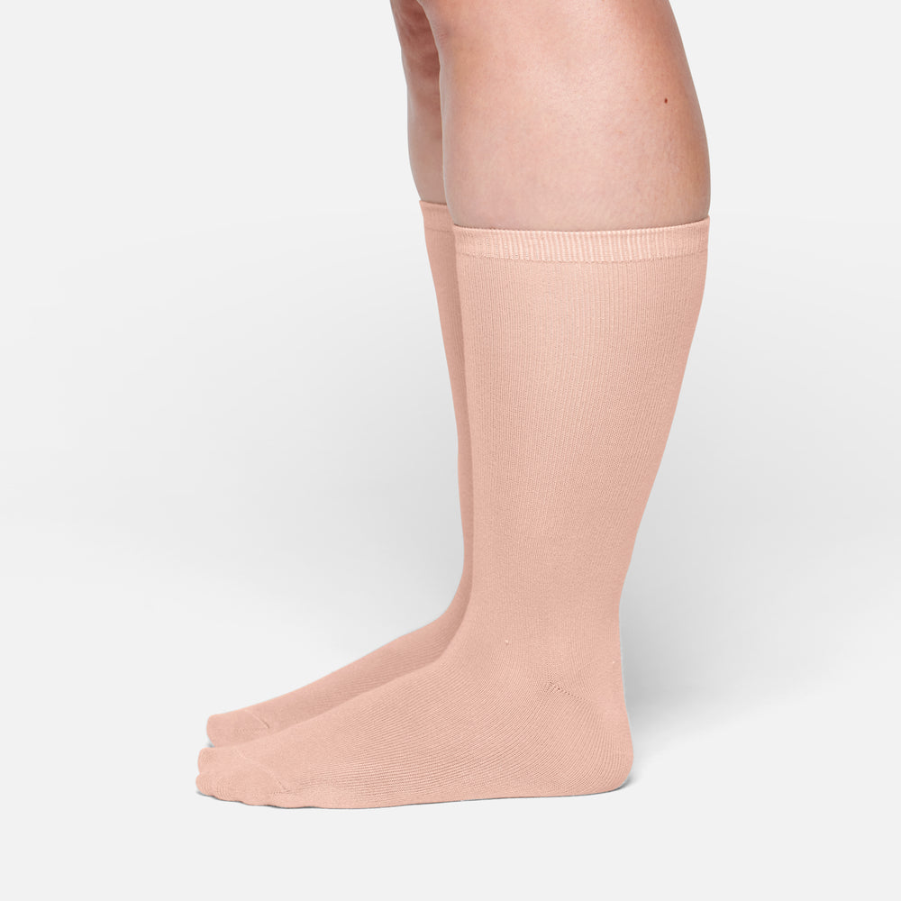 Skims EVERYDAY MID CALF Ponozky Béžové | GYZJ-19325