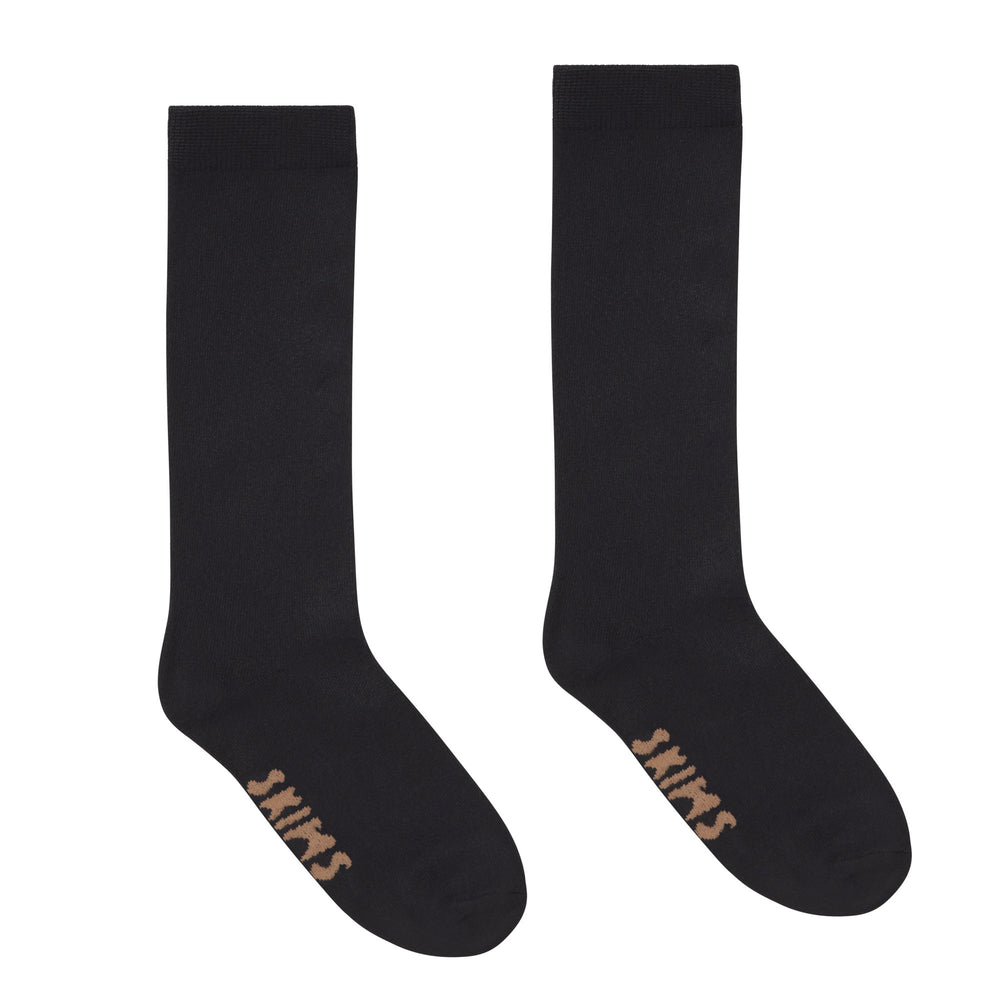 Skims EVERYDAY MID CALF Ponozky Čierne | DIVJ-41068