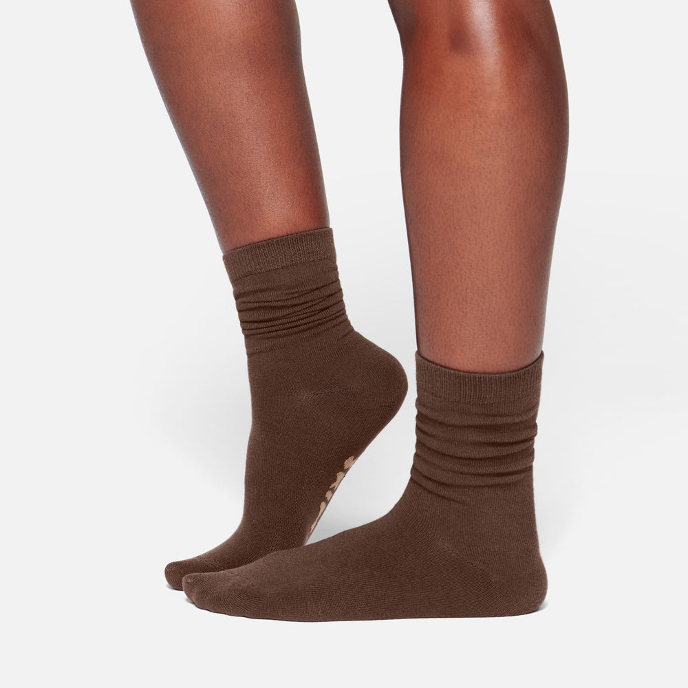 Skims EVERYDAY MID CALF Ponozky Čokoláda | ZJQO-61983