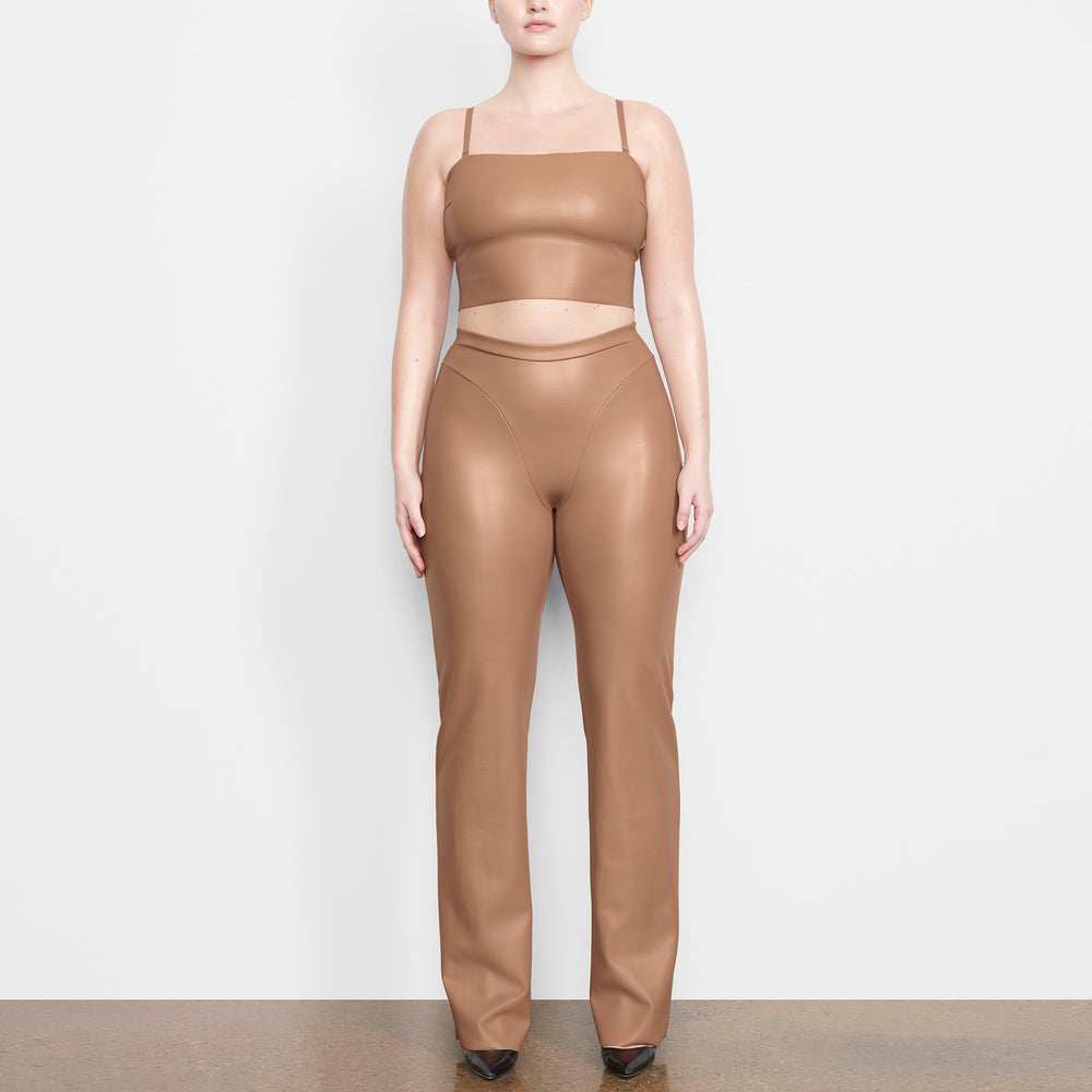 Skims FAUX LEATHER Bandeau Podprsenky Marhule | BWIU-83749