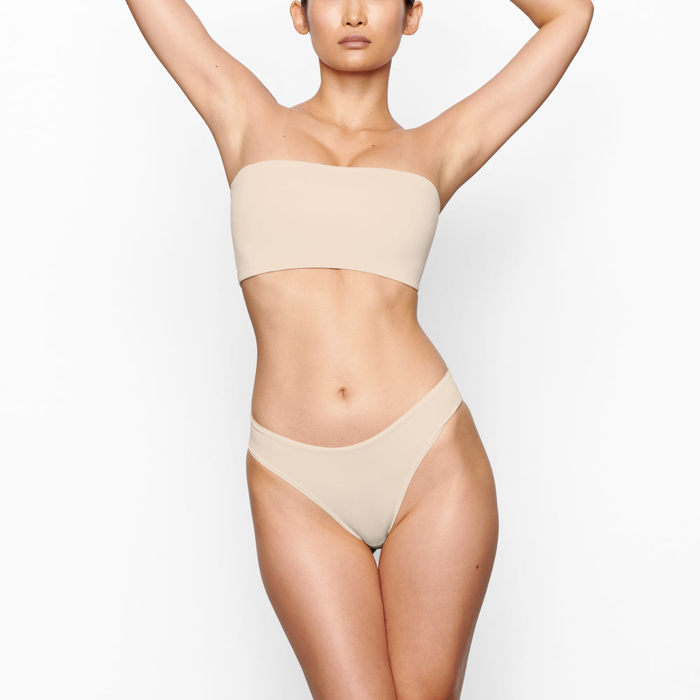 Skims FITS EVERYBODY Bandeau Bra Hnede | FPYH-54962