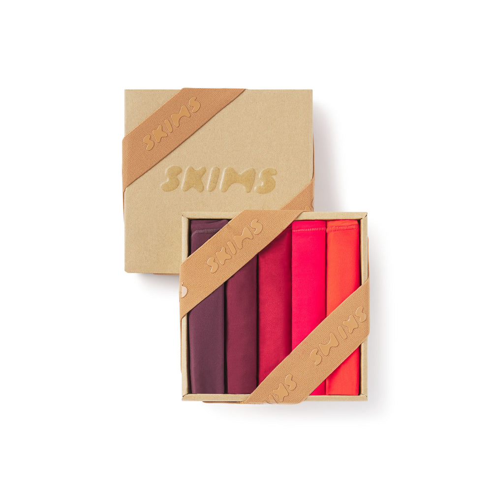 Skims FITS EVERYBODY CHEEKY PACK Brief Tmavo Červené Viacfarebný | EKFS-84327