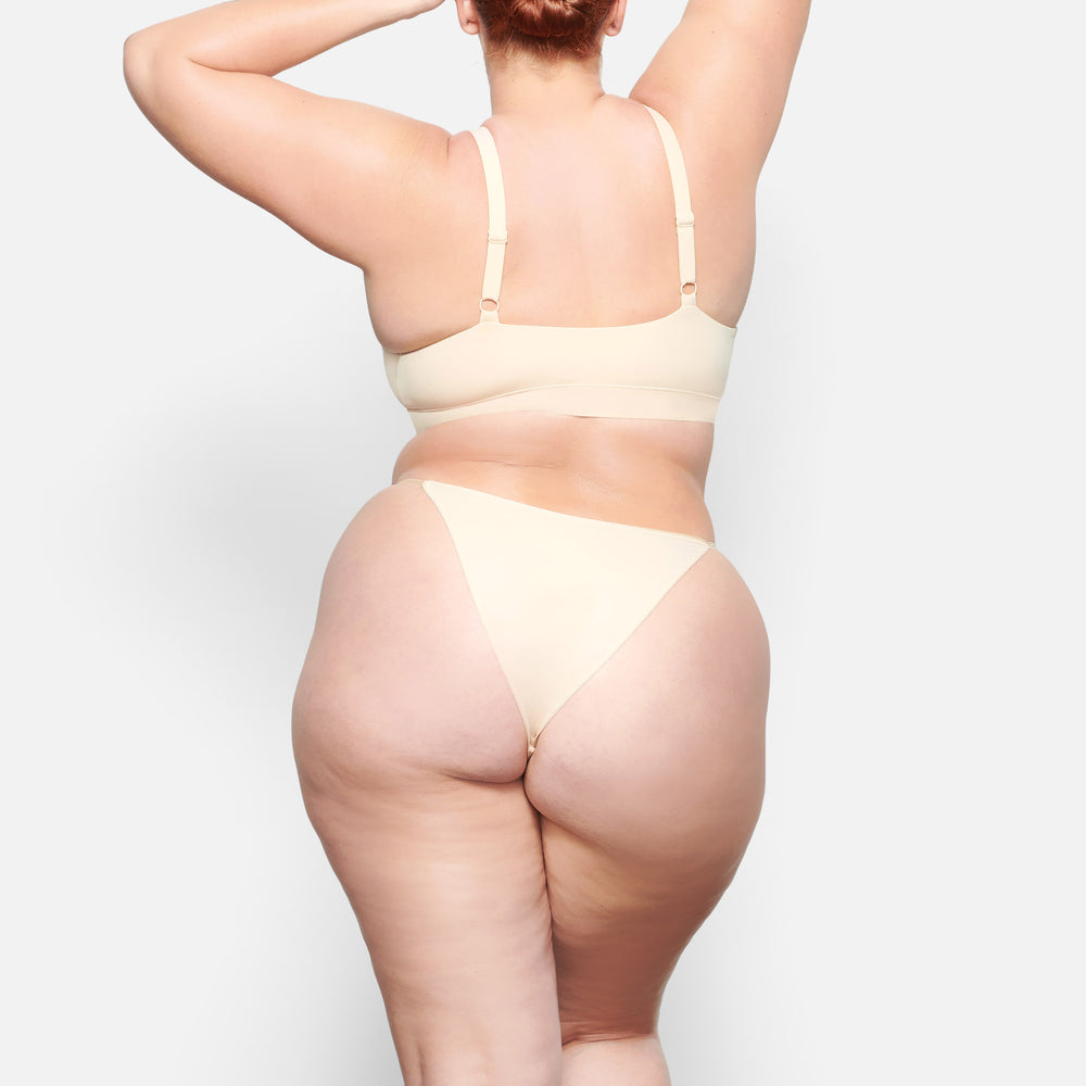 Skims FITS EVERYBODY CHEEKY STRING Bikini Hnede | BQXC-37186