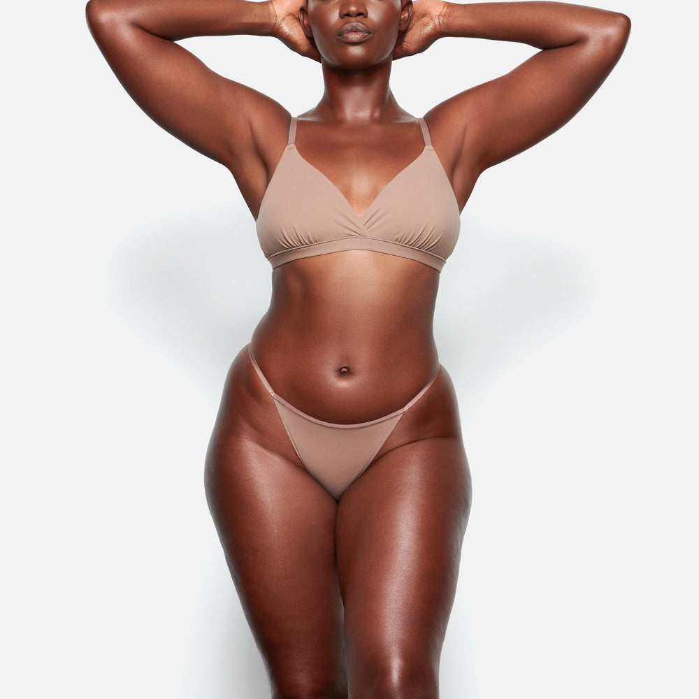 Skims FITS EVERYBODY CHEEKY STRING Bikini Hnede | LCWT-93506