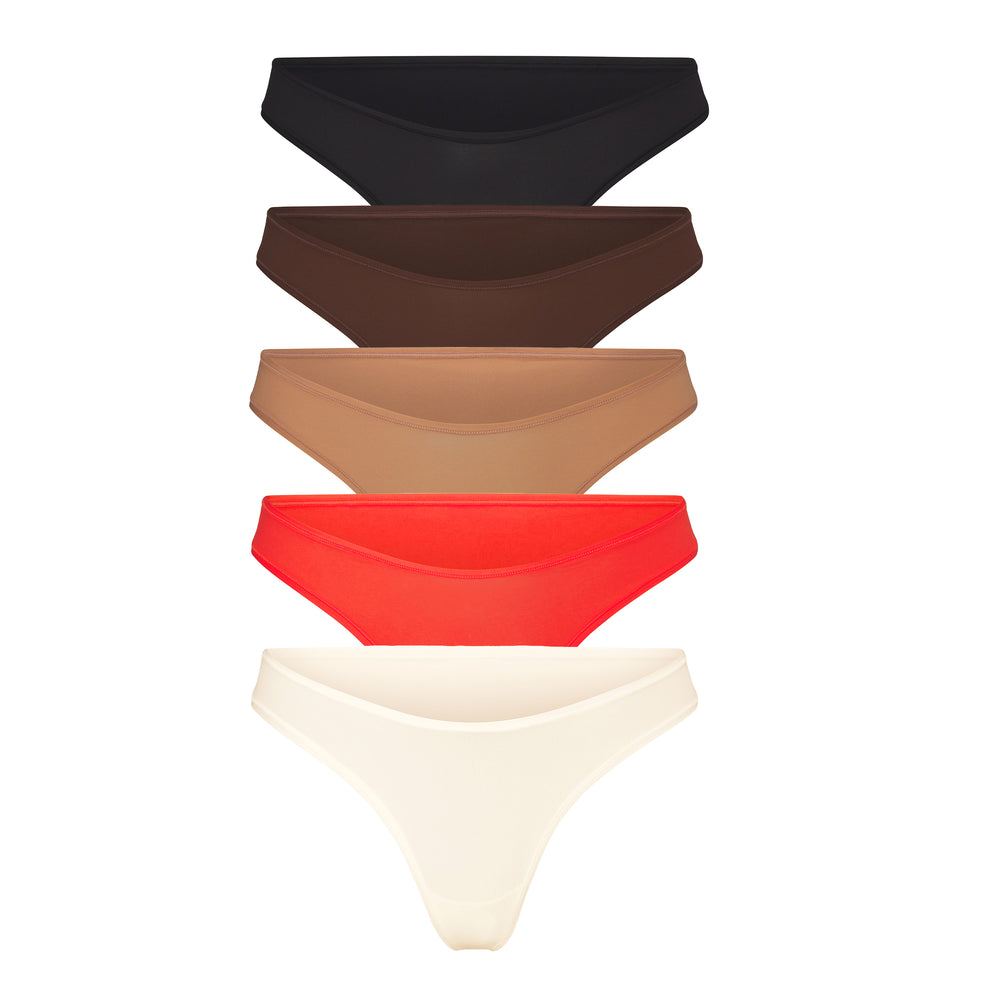 Skims FITS EVERYBODY DIPPED FRONT PACK Thong Oranžové | FOVM-09435