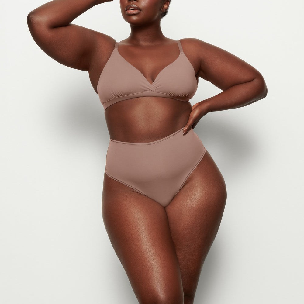 Skims FITS EVERYBODY HIGH WAISTED Thong Hnede | GOAX-32651