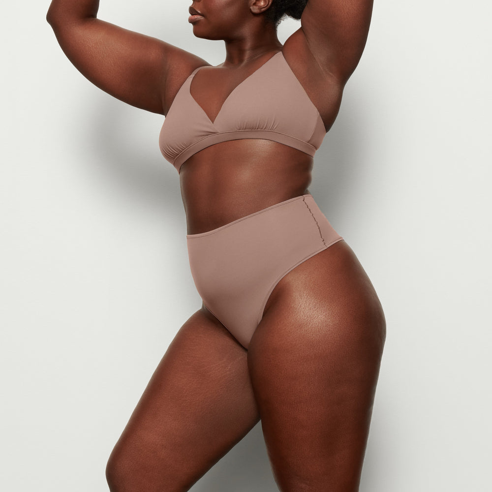 Skims FITS EVERYBODY HIGH WAISTED Thong Hnede | GOAX-32651