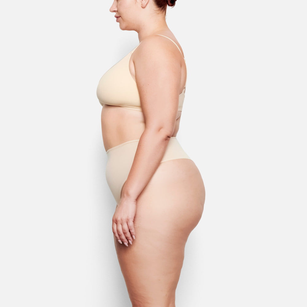 Skims FITS EVERYBODY HIGH WAISTED Thong Hnede | KPNA-26953