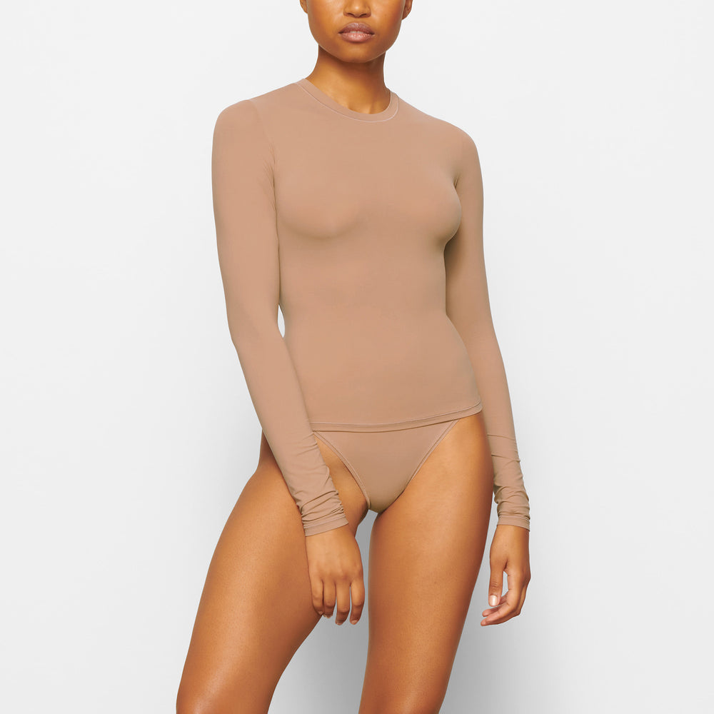 Skims FITS EVERYBODY LONG SLEEVE T-shirt Marhule | AQBY-39087