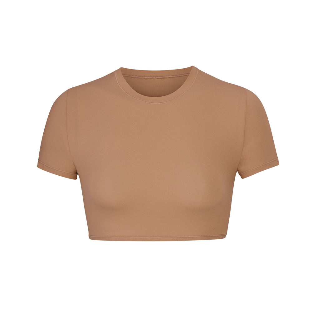 Skims FITS EVERYBODY SUPER CROPPED T-shirt Marhule | GMBS-38915