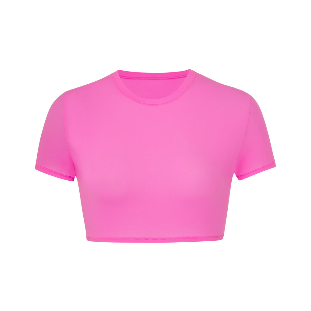 Skims FITS EVERYBODY SUPER CROPPED T-shirt Nachový | IUSZ-49761